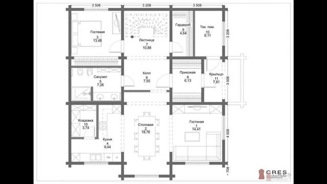 Уютный коттедж для большой семьи с евроремонто... смотреть онлайн