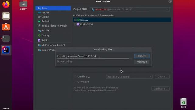 Creating Hello World Java project in IntelliJ IDEA смотреть онлайн