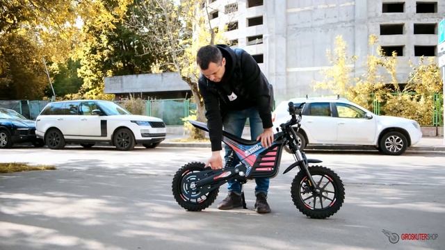 ДЕТСКИЙ ЭЛЕКТРОПИТБАЙК 1300w 2021 38км/ч Кроссовый Электробайк 1300w WS-MUXA обзор 2021 смотреть онлайн