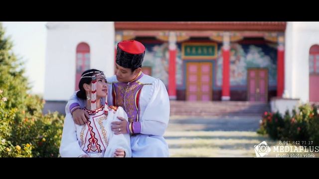 Свадебный ролик для Чингиса и Байрты. Свадьба в национальных костюмах. ОЧень красиво! смотреть онлайн