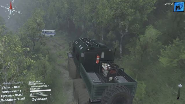 БЕНЗОВОЗ ПЕРЕВЕРНУЛСЯ С МОСТА В РЕКУ! ЖЕСТЬ! ПЫТАЕМСЯ ЕГО ВЫТАЩИТЬ! - SPINTIRES смотреть онлайн