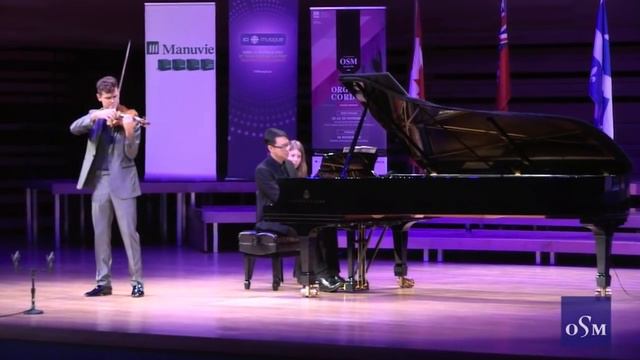 Blake Pouliot | Korngold | Violin Concerto In D Major Op. 35 - 2nd Mvmt | OSM Manulife Competition