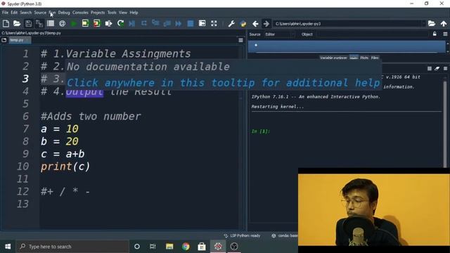 Python tutorial for beginners #2 input and type casting | HOW TO CREATE A PYTHON PROGRAM ? смотреть онлайн
