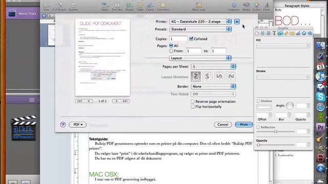 PDF print guide Mac os x смотреть онлайн