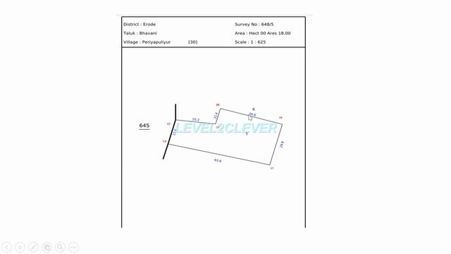 How to calculate land area of FMB sketch Patta online 2022 | Patta chitta | பட்டா смотреть онлайн