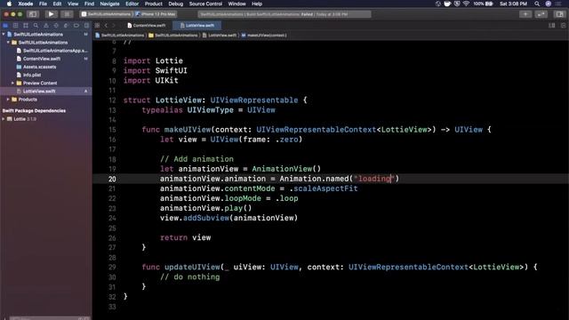 SwiftUI Lottie Animations Tutorial (2021, Xcode 12, swiftUI 2.0) - Animations for Beginners смотреть онлайн