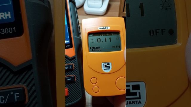 Дозиметр JD-3001 в сравнении с дозиметром Radex.