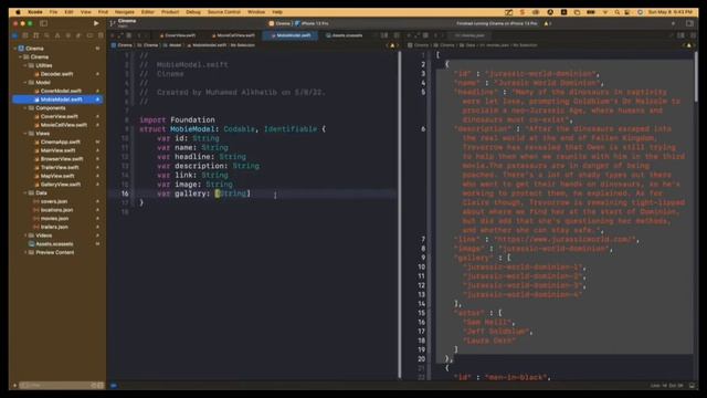 SwiftUI.6.7. Cinema App- Using Generics to Decode any JSON File смотреть онлайн