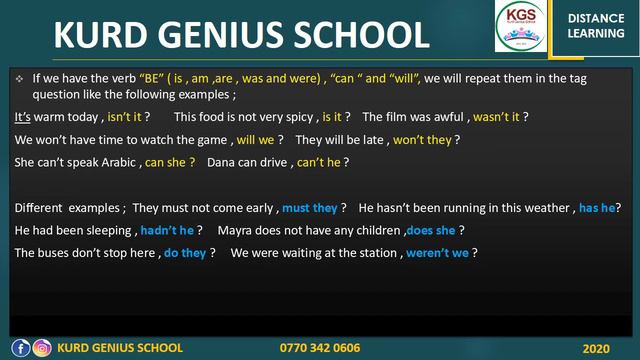 Grade 6 - Grammar Friends : Question tags смотреть онлайн