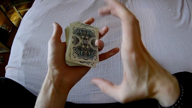 КРУТИМ КАРТЫ | КАК СДЕЛАТЬ ГИГАНТСКИЙ ВЕЕР ИЗ КАРТ | ТАСОВКА ФАРО | Обучение (Slavanyker) смотреть онлайн