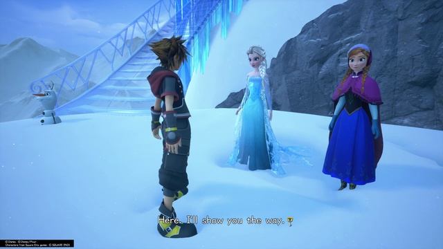 KINGDOM HEARTS Ⅲ - Arendelle (Frozen) Pt11 - Back To Frozen Throne!