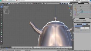 Металлический чайник за 10 минут в Blender