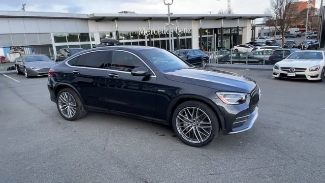 2023 AMG GLC43 Coupe - Graphite Grey Metallic on Power Red/Black Two Tone Leather смотреть онлайн