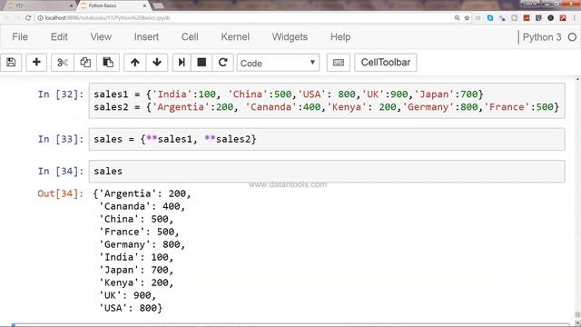 #5 Python Dictionary - How to Merge two Dictionaries using Star and Update Method | With Exercise смотреть онлайн