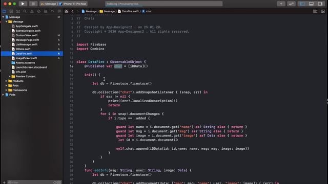 SwiftUI Chat App with Firebase (real time Messages ) смотреть онлайн