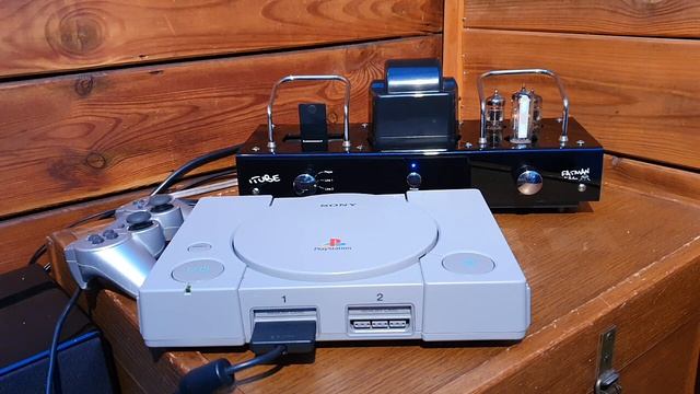 Sound Test of Sony Playstation One as Audio CD Player amplified by Fatman iTube Amplifier смотреть онлайн