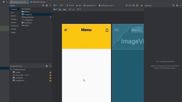 Adobe XD to Android Studio - Food Menu App | Part 2 смотреть онлайн