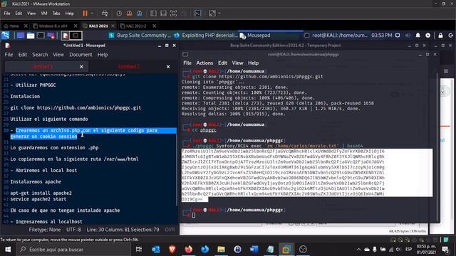 Lab Exploiting PHP deserialization with a pre built gadget chain смотреть онлайн