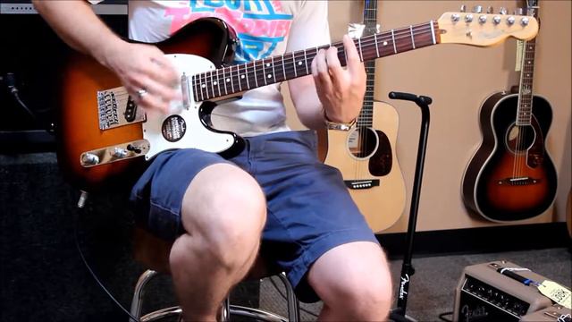 2013 Fender American Telecaster Sunburst смотреть онлайн