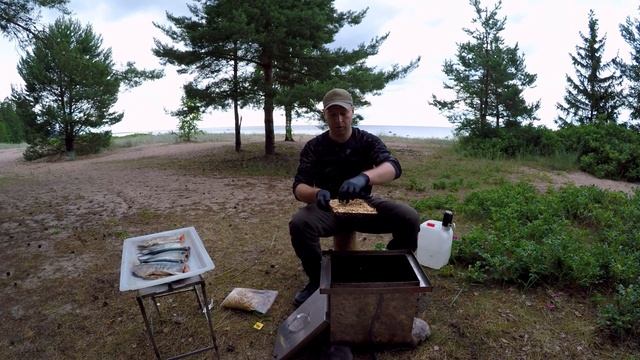 Рыба горячего копчения. Как делаем мы. смотреть онлайн