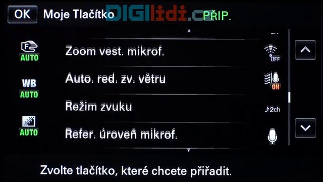 Menu Sony-HDR-PJ580VE z testu na DigiLidi.cz смотреть онлайн