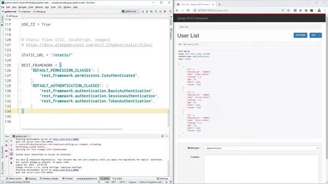 Python REST API #10 How to add authentication in django rest api смотреть онлайн
