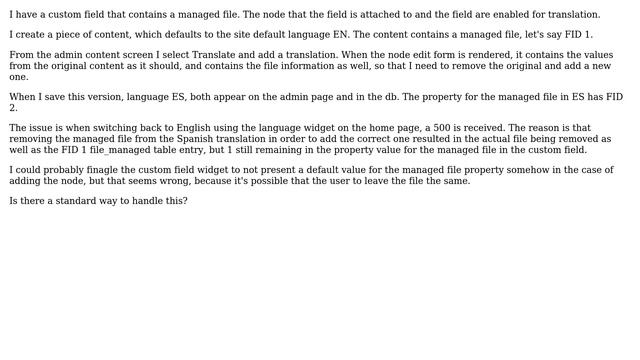 How to handle a node translation containing an entity reference with a managed field property? смотреть онлайн