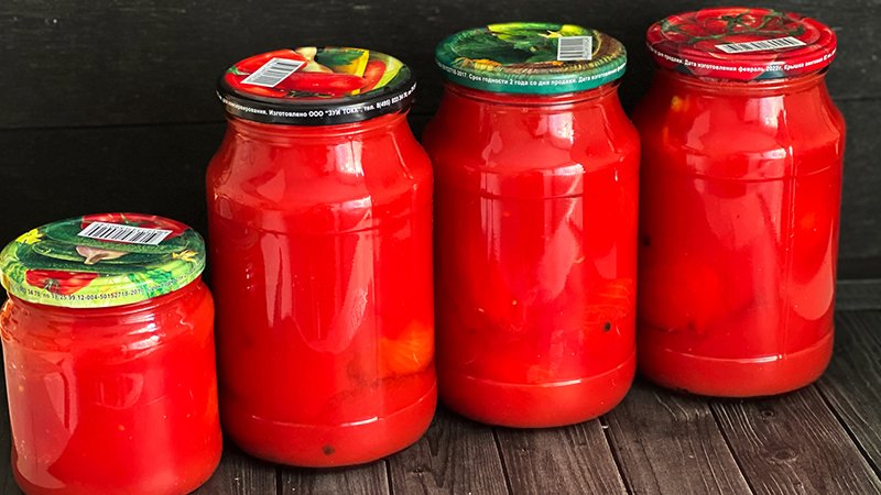 ?ОБАЛДЕННЫЕ ПОМИДОРЫ В СОБСТВЕННОМ СОКУ на Зиму ! ВКУСНЕЕ ВЫ ЕЩЁ НЕ ПРОБОВАЛИ! смотреть онлайн