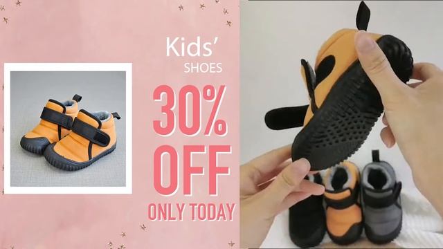 Babies' Boots Flat First Walkers Snow Boots-8739476