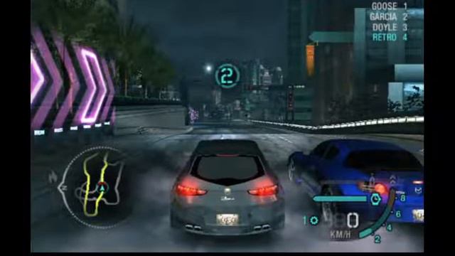 Need For Speed CARBON "PlayStation 2" (PS2) смотреть онлайн