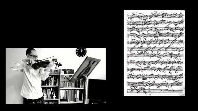 J.S Bach - Partita II in D Minor BWV 1004, Giga смотреть онлайн