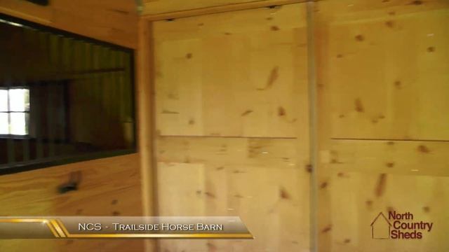30' Prefab Horse Barn | North Country Sheds смотреть онлайн