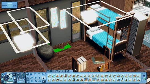 Groovy Mid-Century Home The Sims 3 Speed Build смотреть онлайн