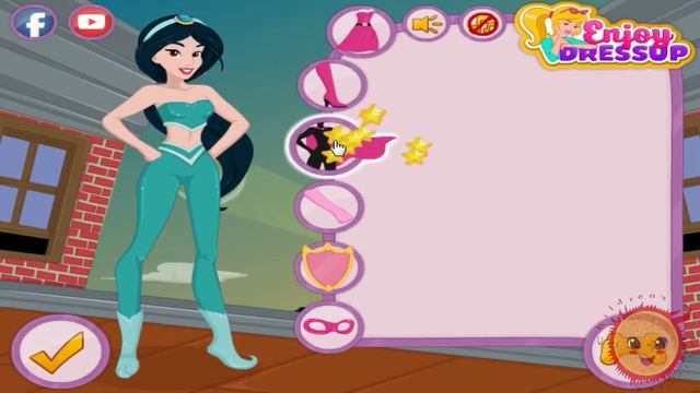 Disney Super Princesses Dress Up Game For Girls смотреть онлайн
