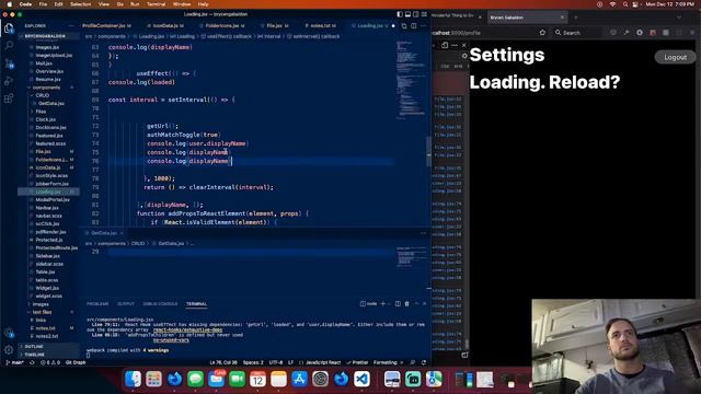 Loading Component firebase/react смотреть онлайн