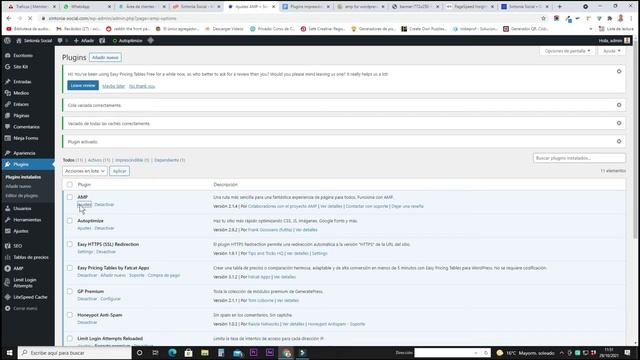11 Configuración rápida del Plugin AMP #movil #optimiza #wordpress смотреть онлайн