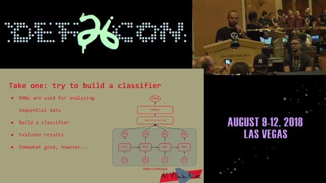 DEF CON 26 AI VILLAGE - Fedor Sakharov - Detecting Web Attacks with Recurrent Neural Networks смотреть онлайн