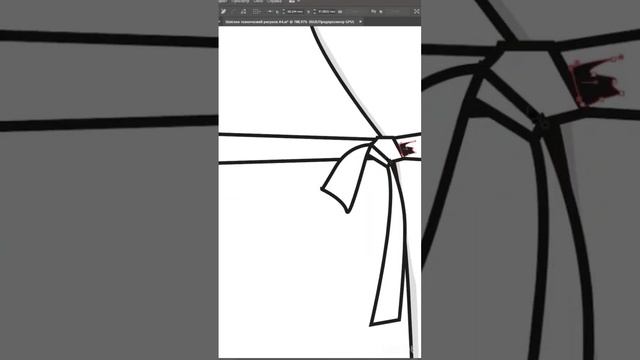 Эскиз шелкового платья #adobeillustrator #100эскизоводежды #adobeillustratortutorial смотреть онлайн