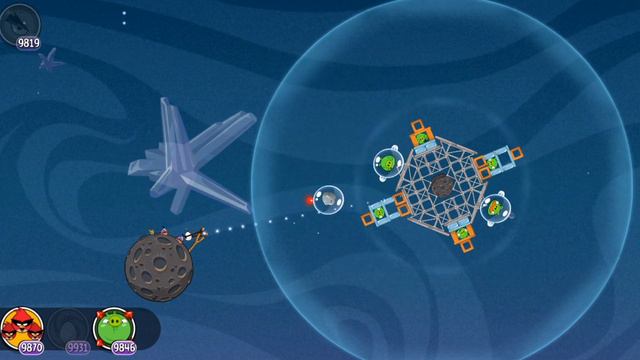 Angry Birds Space - FRY ME TO THE MOON All Levels Walkthrough смотреть онлайн