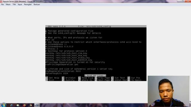 Konfigurasi Remote Server (SSH) Debian 8 di Oracle VM VirtualBox смотреть онлайн