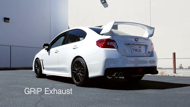 ARK Performance GRiP Exhaust vs Stock Exhaust  2015-On Subaru WRX STi