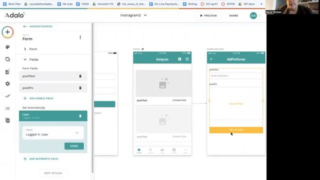 Build Instagram-lite with Adalo and a "custom list" смотреть онлайн