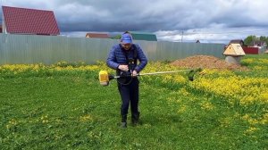 HUTER GGT-2500T,  обзор бензинового тримера.