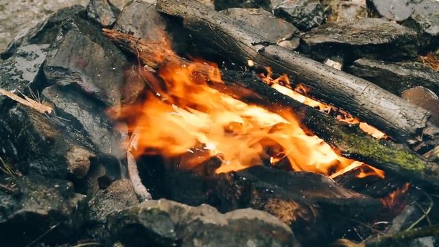 10 минут звуков костра, горящего камина и треска огня #7 смотреть онлайн