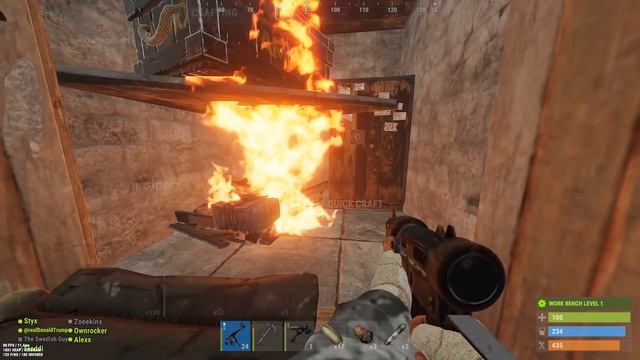WE USED THE OVERPOWERED COMPUTER STATION TO STEAL LOOT FROM PLAYERS! - Rust смотреть онлайн