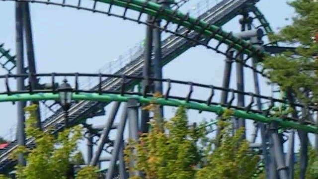 Borg Assimilator Flying Roller Coaster At Carowinds Off Ride смотреть онлайн