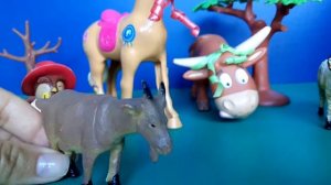 Мультик про ферму. Трактор привез новых животных на ферму.