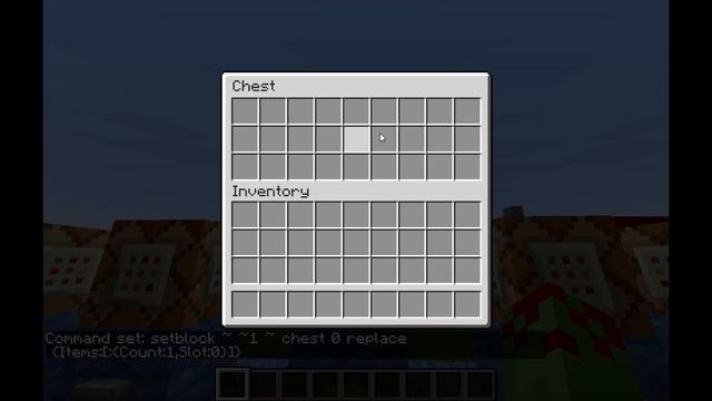 Minecraft | Use /setblock to create a chest with items inside | [1.7] смотреть онлайн