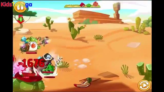 Kids Toys H16 - Games Kids - Angry Birds Epic Gameplay Part-4 Waves 10-12 (Return To The Jungle ) смотреть онлайн