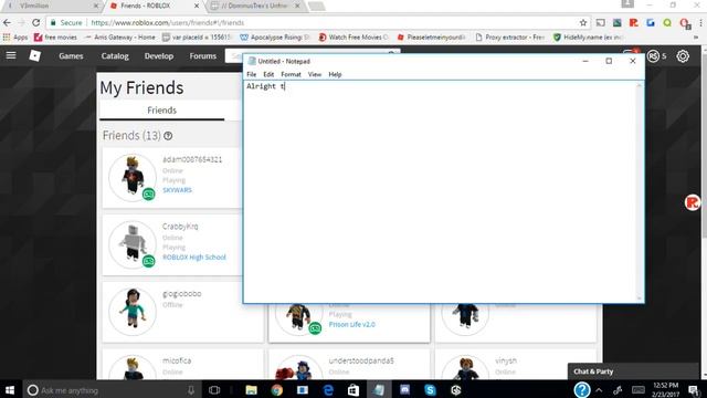 Unfriend Bot [Roblox] смотреть онлайн
